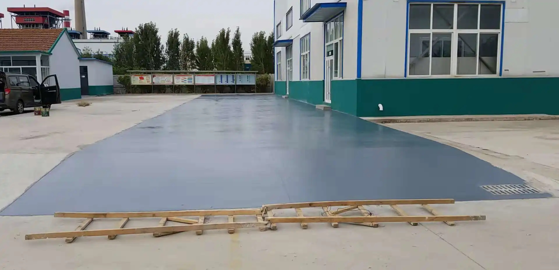 金华车间厂房地坪漆修补翻新